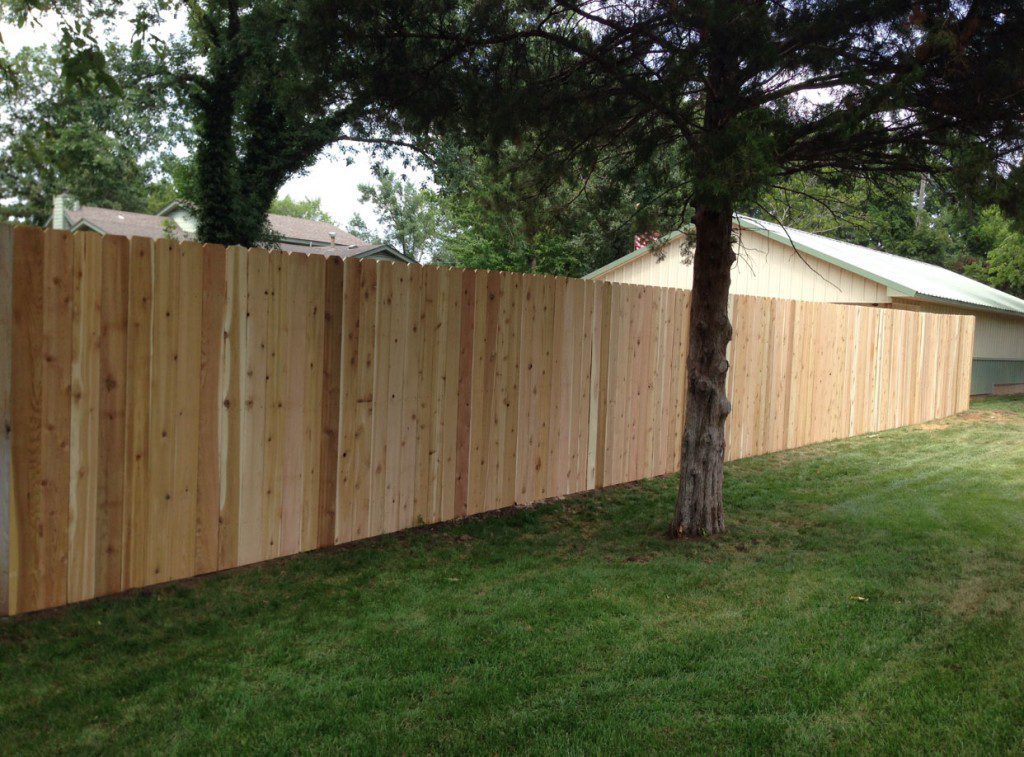 Wood Fence Installation - Wichita